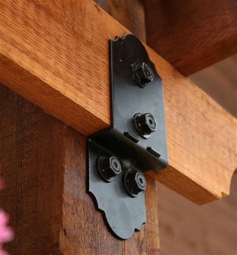 decorative metal post brackets|porch post top attractive brackets.